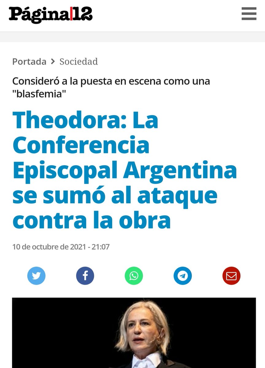 francotorchia_'s tweet photo. Hasta esta peligrosísima embestida de la cúpula de la iglesia católica elegí el silencio. Ya no es posible sostenerlo. 

Esto es muy grave. 

#Theodora ya terminó pero esto busca disciplinar y censurar a futuro a cualquiera que se atreva. https://t.co/zoyViHCusw