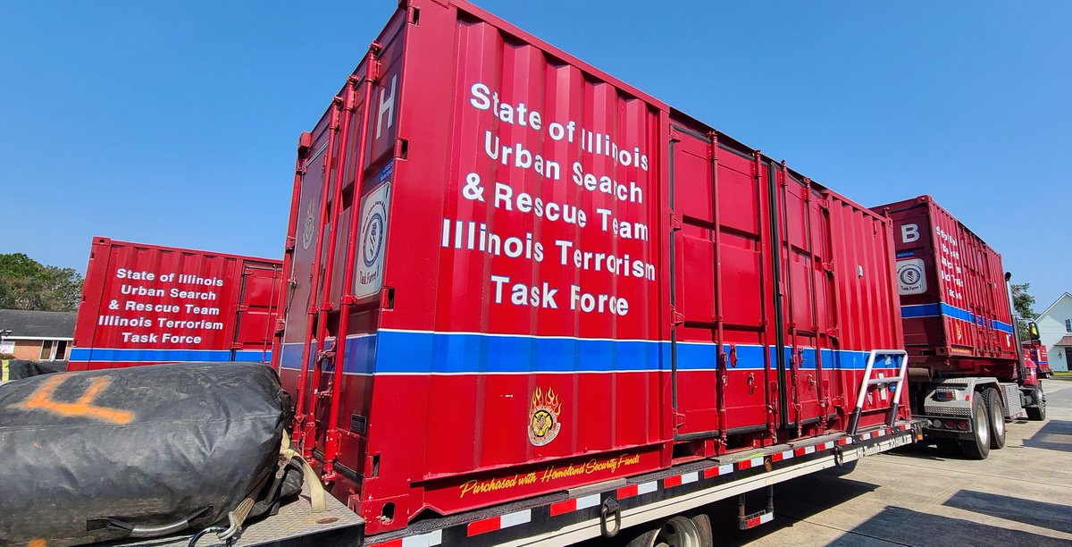 ffshifflett's tweet image. State of Illinois Mutual Aid Box Alarm System/Urban Search &amp;amp; Rescue/Terrorism Task Force last month in Thibodaux, Louisiana #Fire #mabas #ilfire