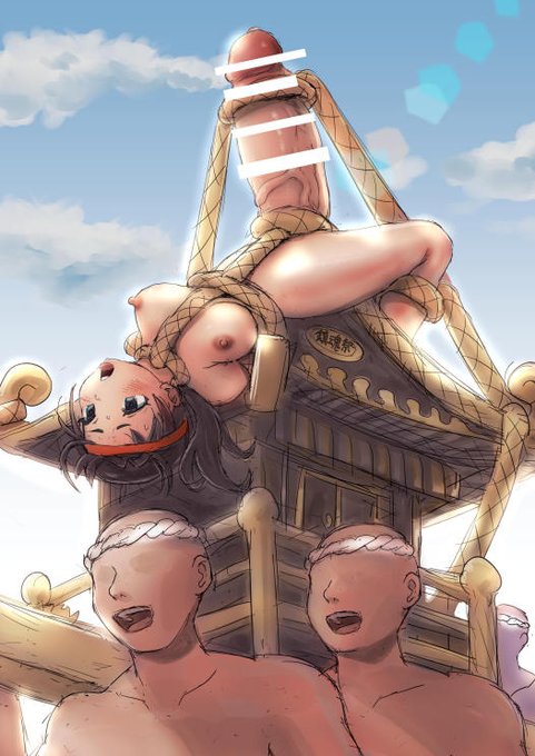 ふたなりおみこし
4年前のラフをやっと塗れました☺️ 