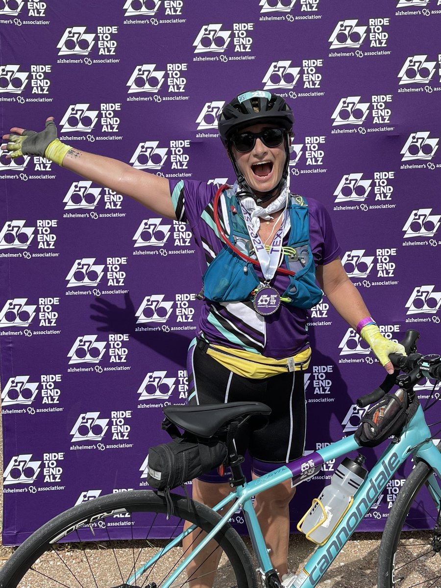 Thank you <a href="/alzassociation/">Alzheimer's Association</a> for the #ENDALZ ride today in Wimberly, TX. So inspiring, so important #40miles To everyone who has lost someone or has someone battling this disease, holding you tight.