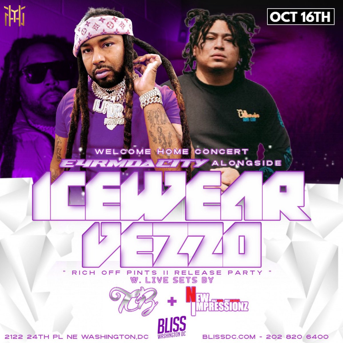 DmvMusicPlug's tweet photo. Just added @E4rmDaCity to the @Icewear_Vezzo concert! Welcome home kid🙌🏾
Let’s turn up! Get your tickets here https://t.co/5oe9QVh3vZ https://t.co/af979QkGP4
