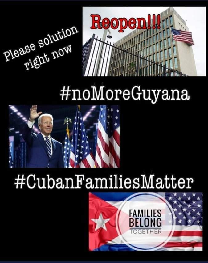 izquierdo_isis's tweet photo. @JoeBiden @DebbieforFL @DonnaShalala Let's all together make history once again. Mr. President @JoeBiden, hundreds of thousands of Cuban-american families need your help. Please resume consular services in @USEmbCuba. #ConsularServicesInCuba 
 #ContinueCubanCFRP
@SecMayorkas @Cartajuanero @WHAAsstSecty @hatzelvela https://t.co/OL9xXX7E12