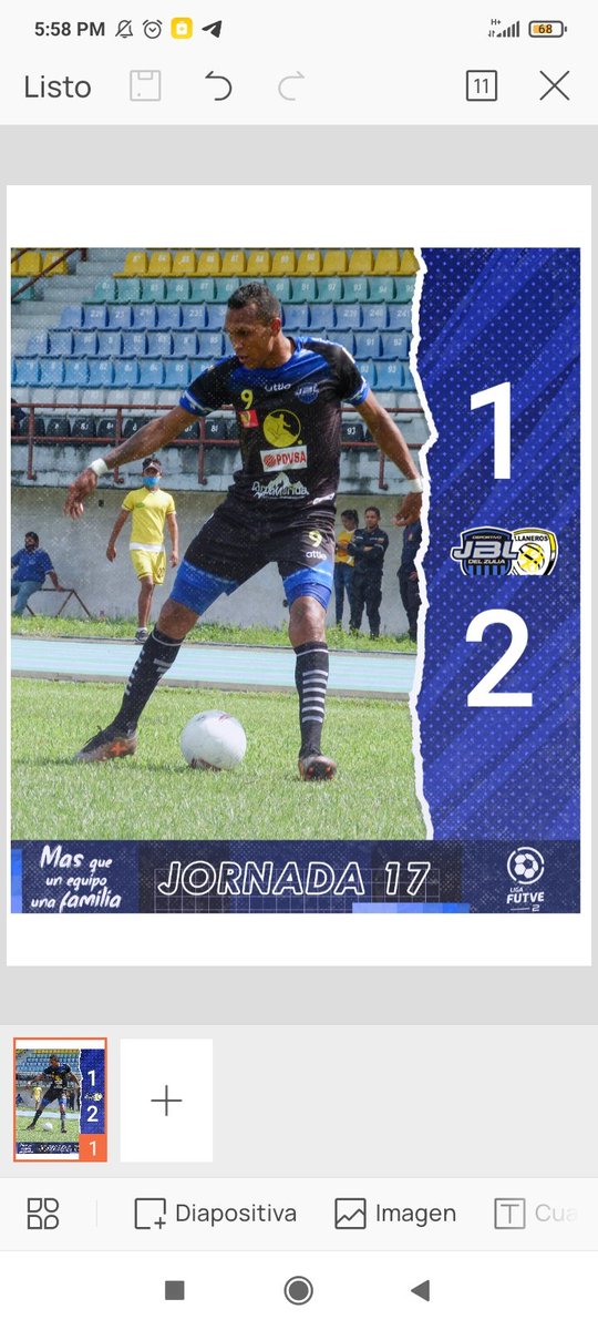 Nos levantaremos de esta caída. En el encuentro de la fecha 17 de la @ligafutve2 anotó su primer gol en el fútbol venezolano el atacante neogranadino Carlos Osorio.

📸 @reggie_escobar

#MaquinariaNegriazul #LigaFutve2 #VenezuelaEsFutve #Futve