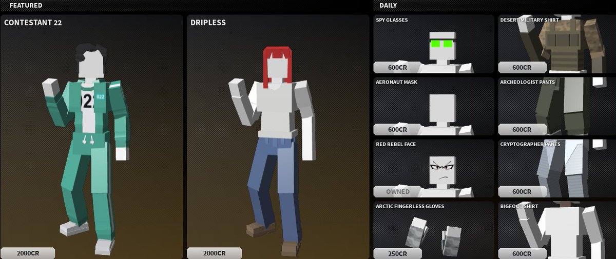 BBDailyShop's tweet image. Daily Shop 11/10/2021 (Monday)
Aiko got access again!!!! :DDD
#roblox #robloxfps #robloxgame #badbusiness