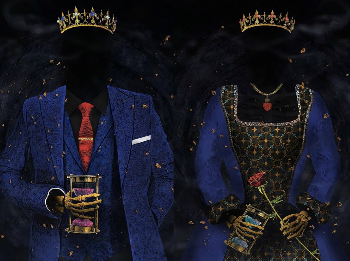 StevensPremier's tweet photo. @EternalRoyals_ Only time will tell if this couple wins! Token #: King 1549 &amp; Queen 3593. #EternalRoyalsNFT https://t.co/Q0TaGh7zYU