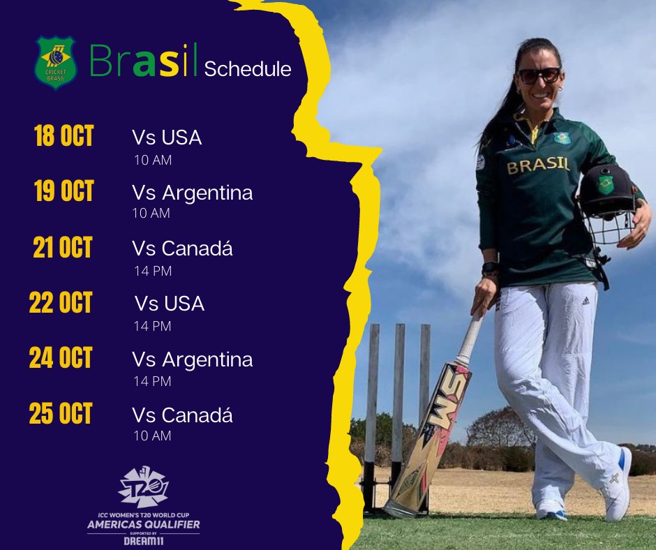 ¡No te pierdas los partidos de la selección brasileña! Síguenos en nuestras redes sociales!
¡Do not miss the matches of the Brazilian team! Follow us on our social networks!
#T20WorldCup #cricket #ICCT20WorldCup2021 #ICC #brasil #Mexico