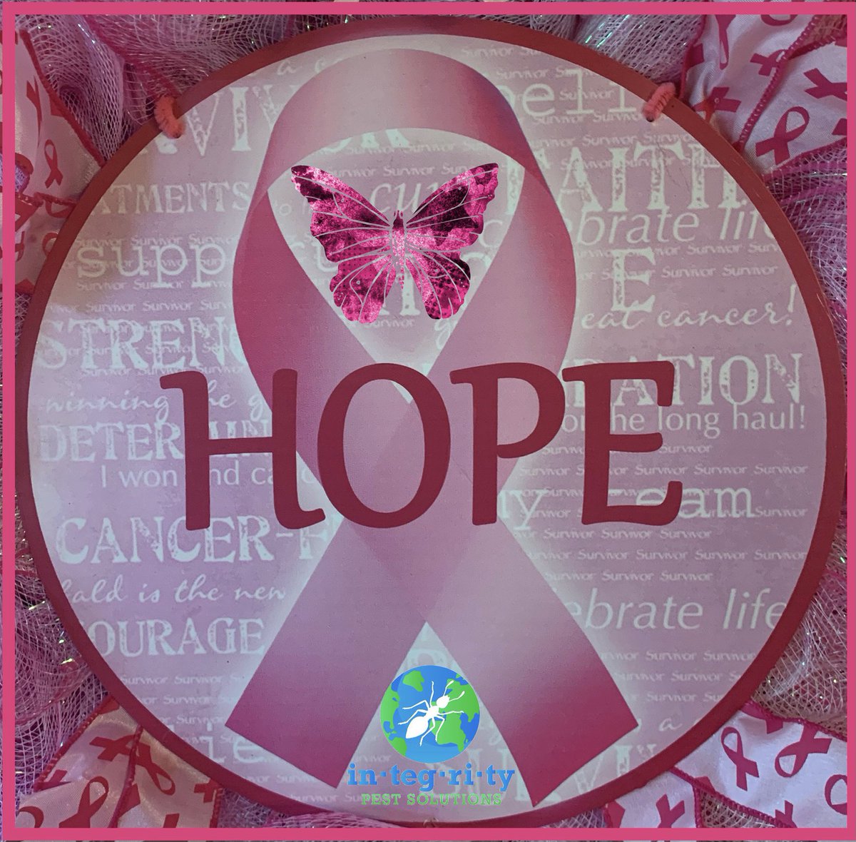 IntegPestSol's tweet photo. Breast cancer effects 1 in 8 women &amp; we want to help do our part &amp; are pledging to donate 10% of our new sales in October to the Delaware Breast Cancer Coalition
#wewearpink #inmemoryofmom  #earlydetection #breastcancerawareness #breastcancermonth https://t.co/3UJsOClV3Z