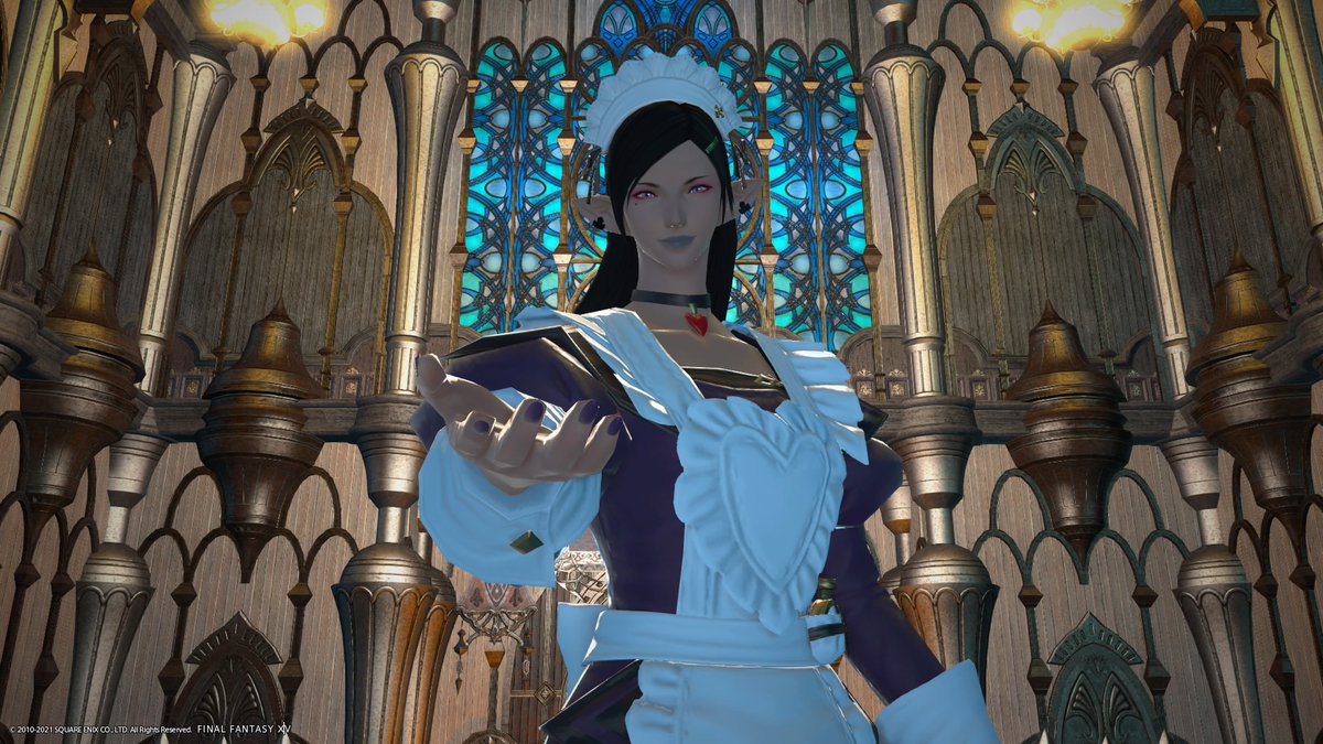 n0itceffa's tweet photo. "No matter what happens, you mustn't let go of my hand."

A glam inspired by 'The Maid' from #Fatamoru #PS4share https://t.co/TdIcTGayU2