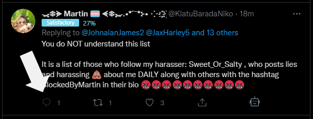 BlockedByMartin's tweet photo. OOP!!!   What is THIS Martin?   Don't want ACTUAL comments on your RAGE tweets?   Only allowing your followers to reply, is BULLYING.  The world outside of your echo-chamber has a say to. 

#SensitiveMuch https://t.co/gxETJefW0e