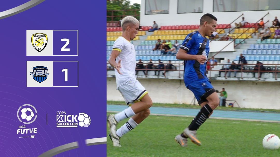 🏟️ ¡<a href="/GuanareEf/">𝐋𝐋𝐀𝐍𝐄𝐑𝐎𝐒 𝐆𝐔𝐀𝐍𝐀𝐑𝐄 𝐄𝐅</a> derrotó 2-1a <a href="/DvoJBLZulia/">Deportivo JBL Zulia</a>! 

👟⚽ Carlos Osorio 20' (JBL). 
👟⚽ Yonaiker Reyes 41', 62' (LLA).

#CopaKickSoccerCoin 🏆
#VenezuelaEsFUTVE 🇻🇪