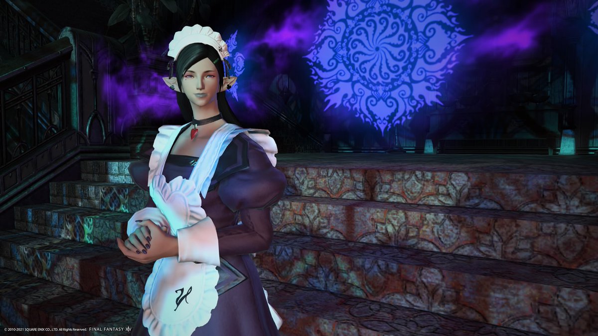 n0itceffa's tweet photo. "No matter what happens, you mustn't let go of my hand."

A glam inspired by 'The Maid' from #Fatamoru #PS4share https://t.co/TdIcTGayU2