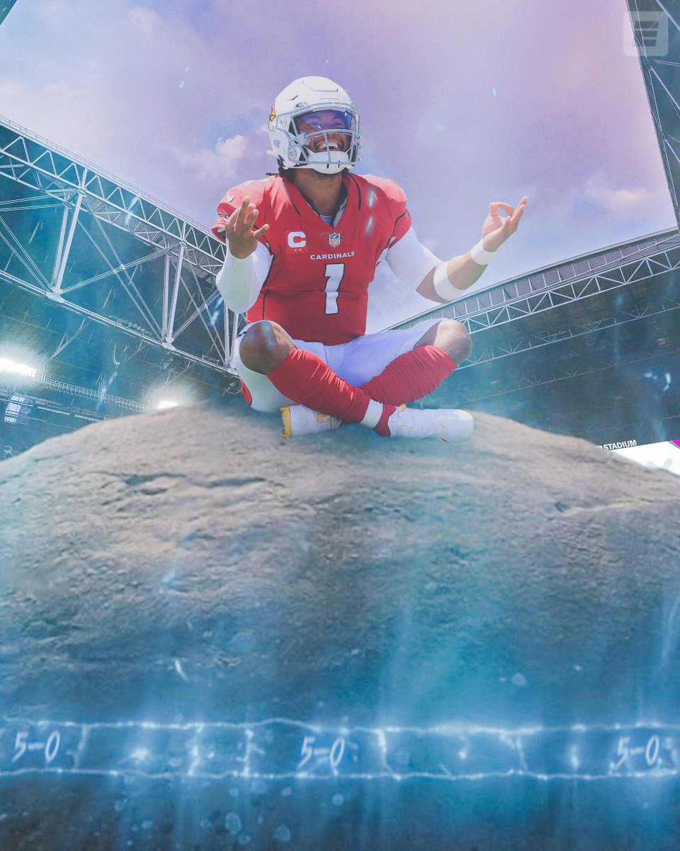 espn's tweet image. EARLY MVP FAVORITE? 🤔 

Kyler Murray has led the Cardinals to a 5-0 record, the last undefeated team in the NFL.