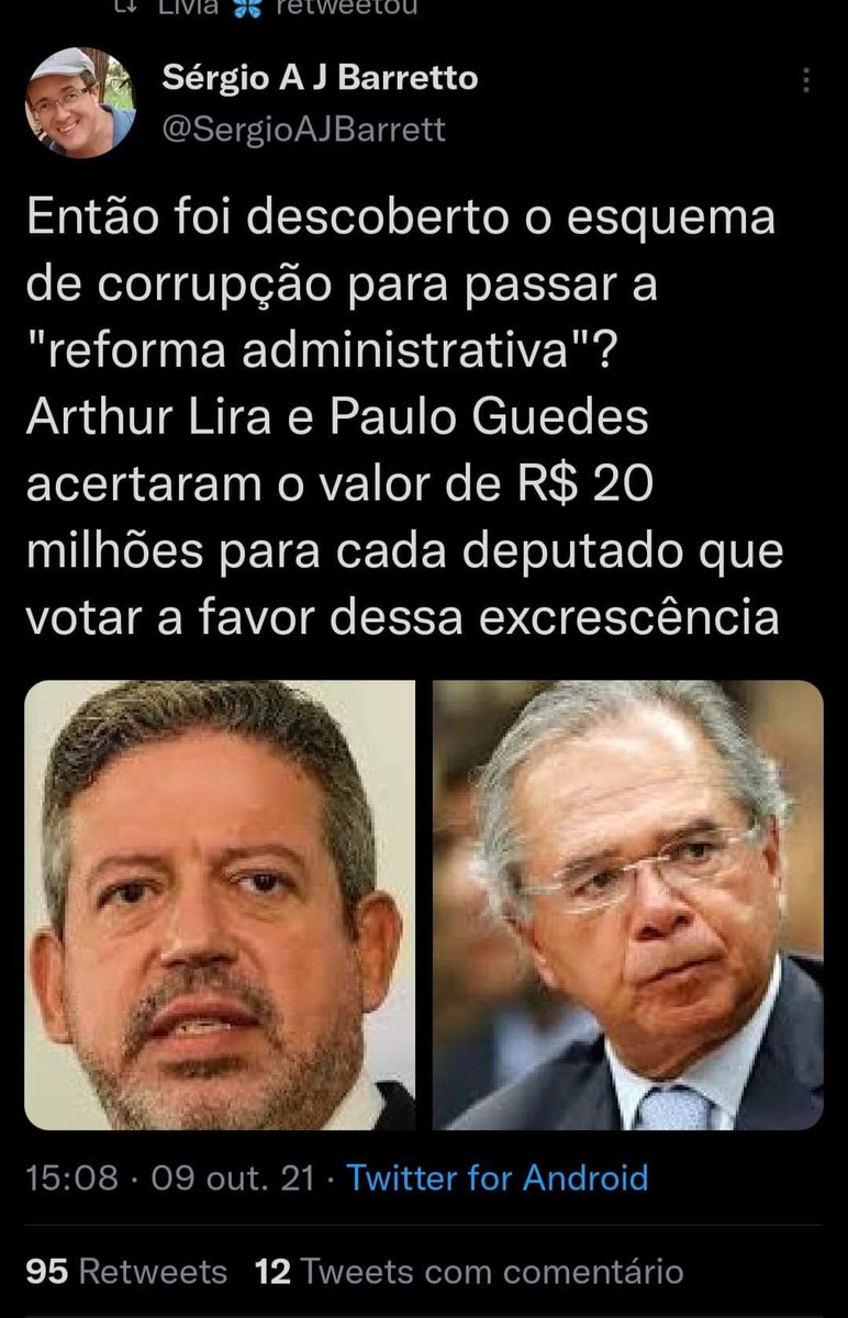 dannrspb's tweet photo. Um esquema gigantesco com o único intuito de prejudicar a população. Vocês não tem vergonha? @ArthurLira_  #PEC32ContraoBrasil https://t.co/P5Gb2h0Rj9