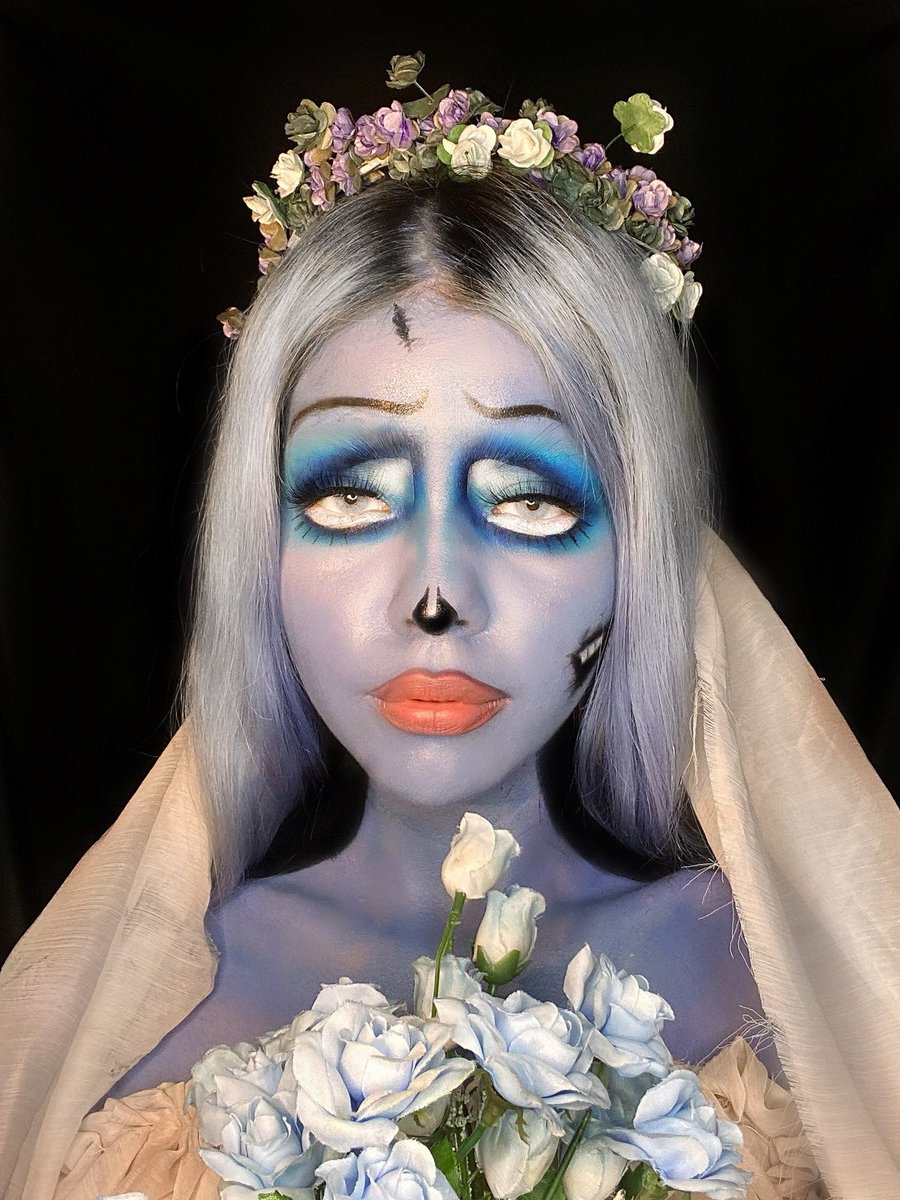 beatinestw's tweet photo. D10: El Cadaver de la Novia 💙 | estoy muy feliz con el resultado de este maquillaje, espero que les guste🥺 si le dan rt los tqm 😁

#CorpseBride #31DaysOfHalloween https://t.co/oDncjPmL3t