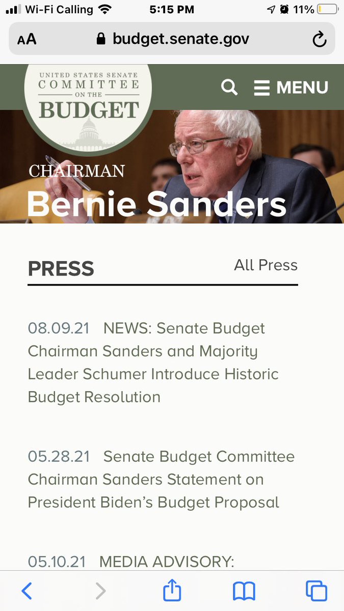 I’m freaking out! Crazy @BernieSanders is getting his socialist wish list. He’s the Chairman of the #BudgetCommittee  for F**** sake…