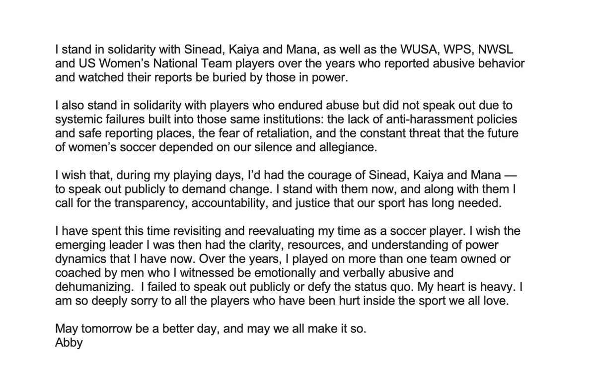 Abby Wambach (@abbywambach) on Twitter photo 