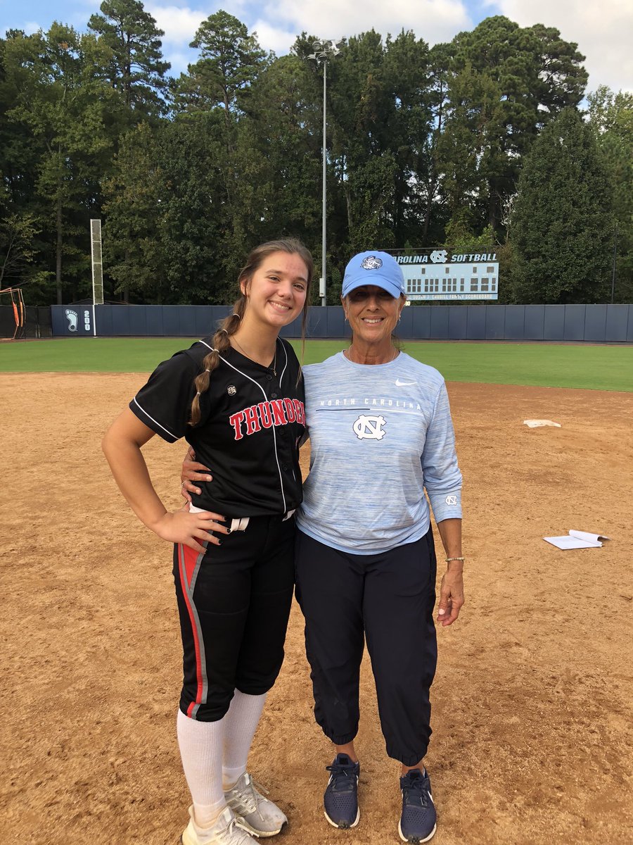 kthackston_'s tweet photo. Thank you @UNCCoachPapa and @UNCSoftball for putting on a great camp today! It was an honor to be able to learn from the staff and coaches, and I’m so grateful for the experience! https://t.co/2A9DvlpYpJ