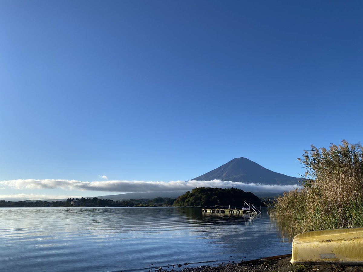 oakstoreyama's tweet photo. 河口湖にきました！山梨県側から富士山を見るのが初めてなのでとても興奮しました！#富士山 #河口湖 https://t.co/0BnserHSn0