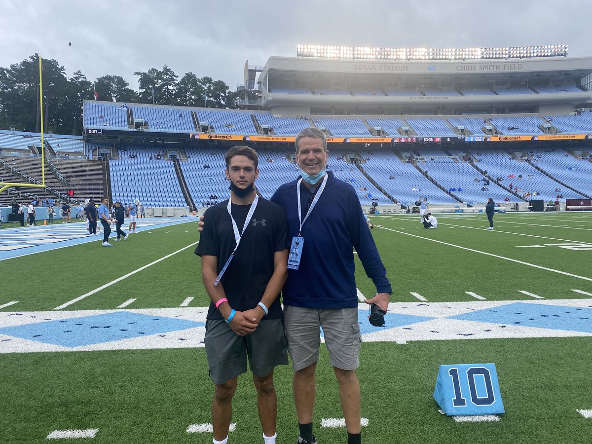 Great time today <a href="/UNCFootball/">Carolina Football</a> Thank you <a href="/Coach_Dewitt/">Jovan Dewitt</a> @_cjCooper1 <a href="/HKA_Tanalski/">Adam</a>