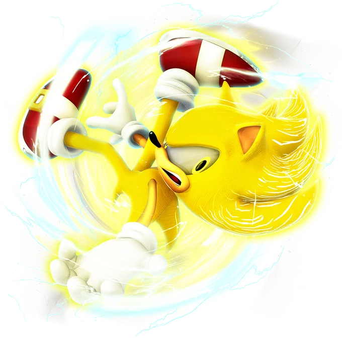 was kinda messing around this morning and made this

Super Shocker Sonic? 