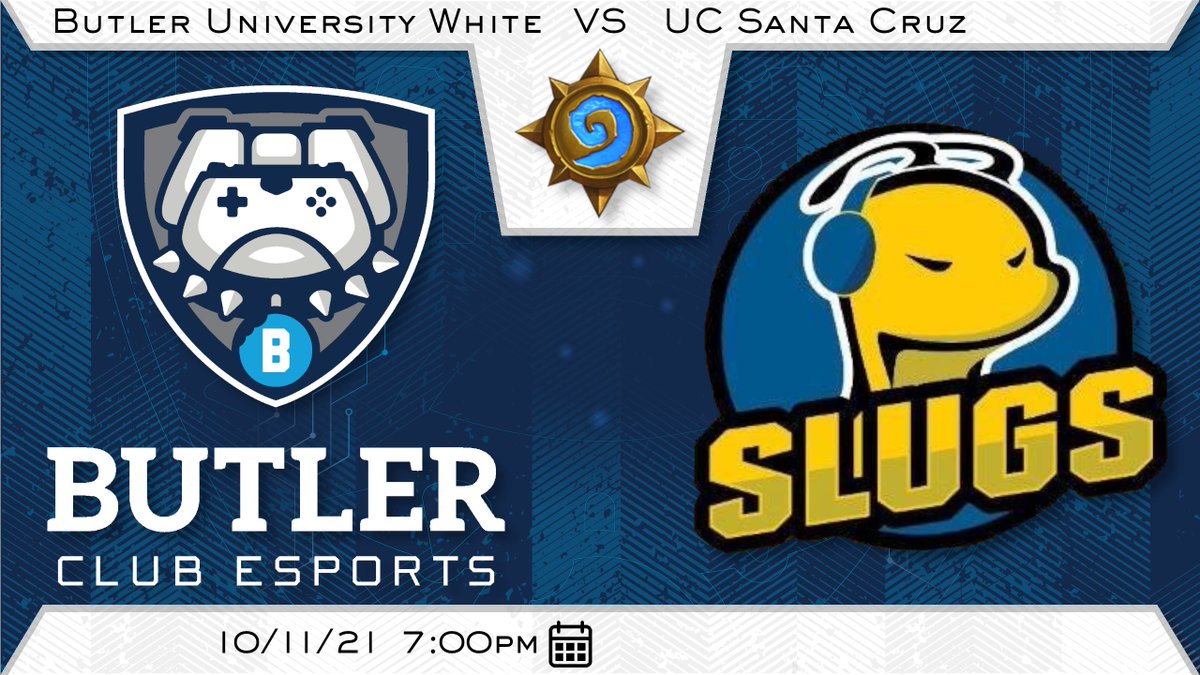 BUClubEsports's tweet photo. Tonight is the debut of #ButlerHS for the semester!  Catch Blue vs @DCLordsEsports live at 8pm at https://t.co/xUG9Dd3eDO, and stay tuned for results from White vs @sluggamingucsc as well! #GoDawgs https://t.co/c8geHeANuU