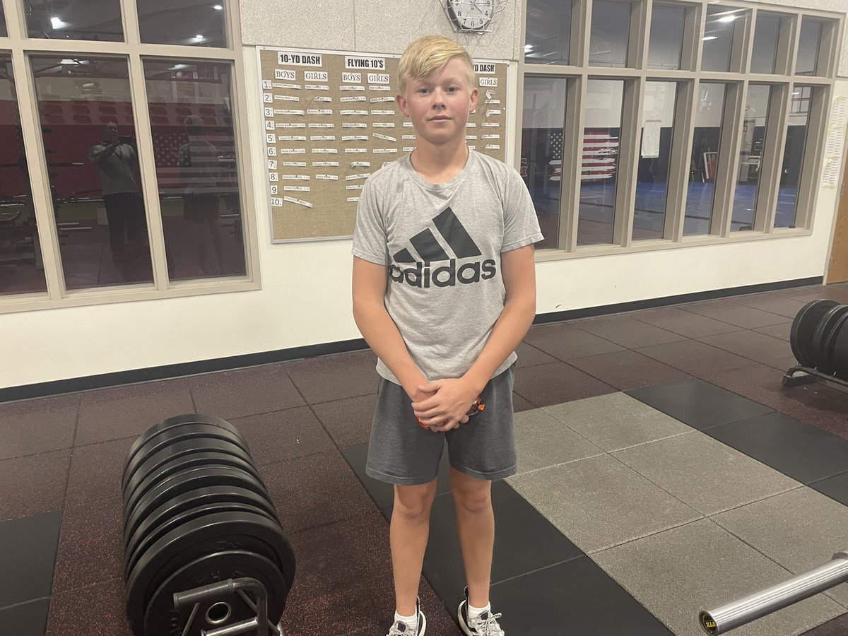 evanfeezell's tweet photo. Congratulations to Jacob Reichstein. He is our Patriot Lifter of the Week. Jacob gets after it in class and after school.  100% attendance after school.  Keep up all your hard work!  Awesome work ethic and a great person.  Super Impressive! https://t.co/9GohlUnuqM