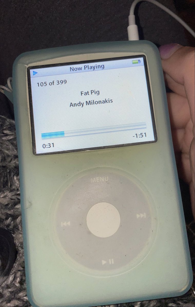 PrettyKris1's tweet photo. When you find your old iPod and listen to old @andymilonakis tunes! 😂 https://t.co/TddCENH7sx