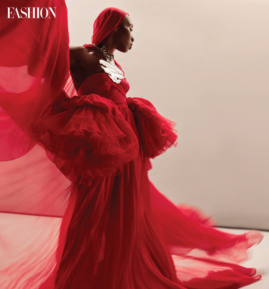 art8amby's tweet photo. #art8ambyexclusive - #editorial with #CynthiaErrivo by #RoyalGilbert in #FASHIONMagazineCanada #November2021, styling by #JasonBolden. Hair and makeup by #CoreeMoreno and #JoannaSimkin. Production #NalimaToure at #AliasAlice #art8ambyeditorial https://t.co/h8VxY1EQQe