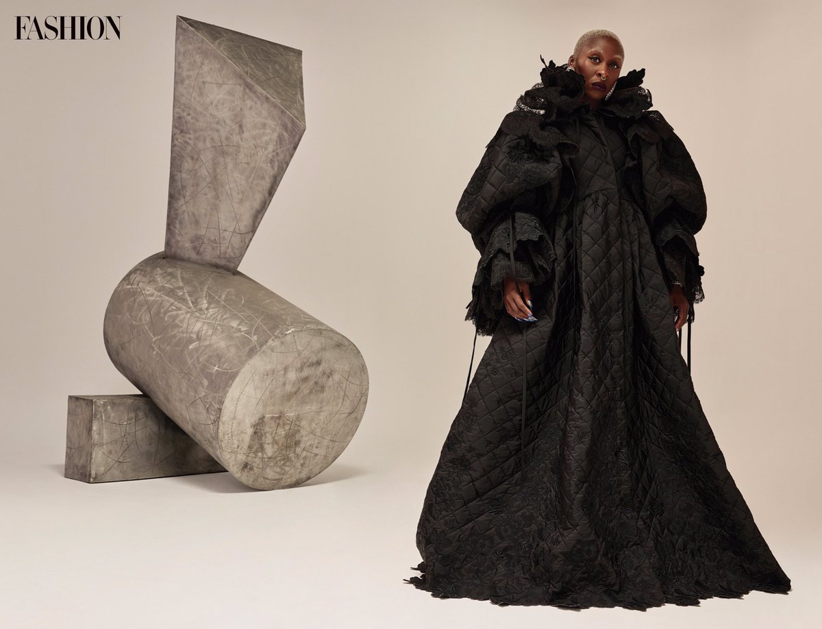 art8amby's tweet photo. #art8ambyexclusive - #editorial with #CynthiaErrivo by #RoyalGilbert in #FASHIONMagazineCanada #November2021, styling by #JasonBolden. Hair and makeup by #CoreeMoreno and #JoannaSimkin. Production #NalimaToure at #AliasAlice #art8ambyeditorial https://t.co/h8VxY1EQQe