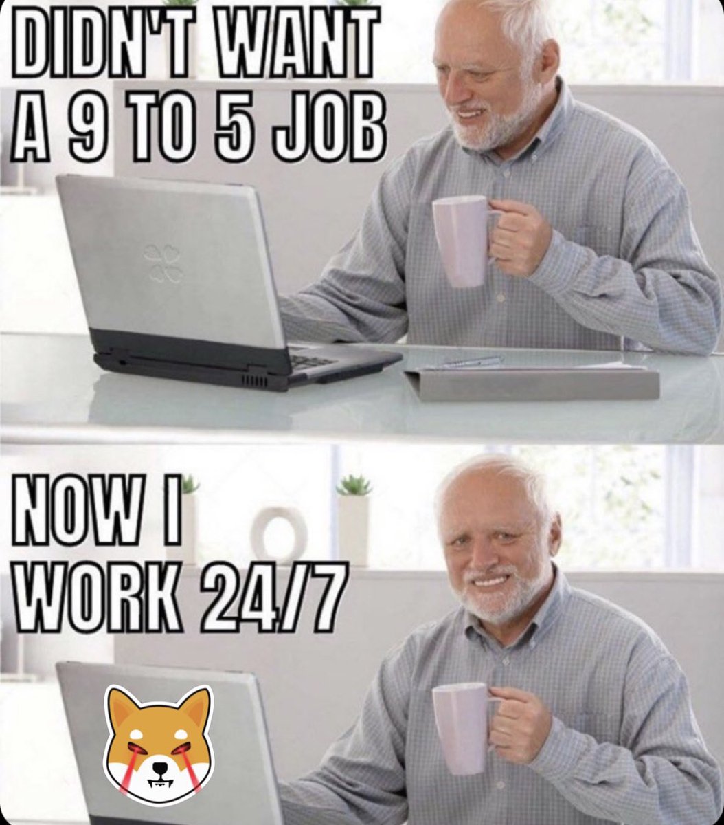 I love this meme - This is funnily true for many ShibArmy 😂 - but I know we wouldn’t change it for the world and are all passionate about DeFi and forwarding Ryoshi’s decentralised vision. #shib #shibainu
