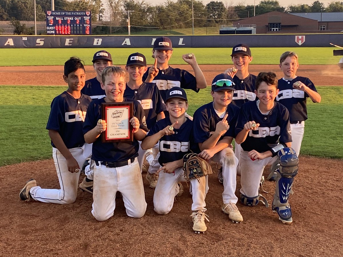 October Bash Tournament Champs! Way to go men! <a href="/CBABaseballUSA/">CBA Baseball</a> @615Cba