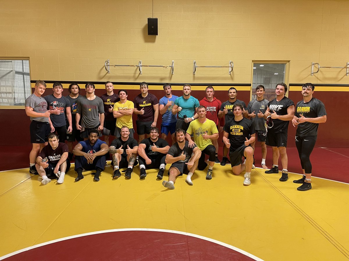 Gannon_MWR's tweet photo. It’s officially WRESTLING SEASON! ⚔️ #GannonWrestling https://t.co/drv37doN4b