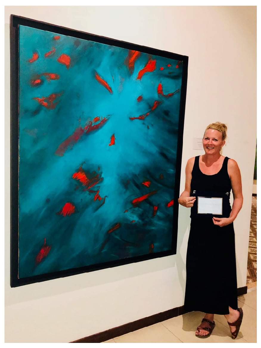 LHAAppreciation's tweet photo. Blood Ocean wins Second Place 2018 International Federation of Art Critics, Chianciano Biennale.  

Note:  Canvas reproduction of this artwork can be purchased in multiple sizes ⁦@LaurelLHolloman⁩ website:  

https://t.co/Tpx93tUaxT

#LaurelHollomanArt #bloodocean https://t.co/wdphcliTFB