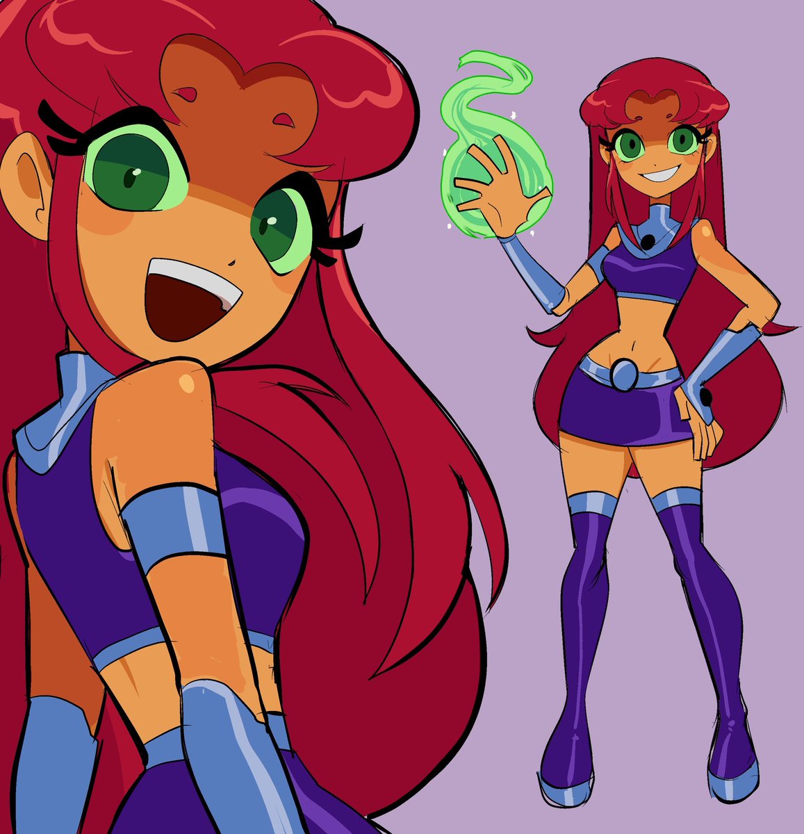 is. s take on Starfire from Teen Titans. 
