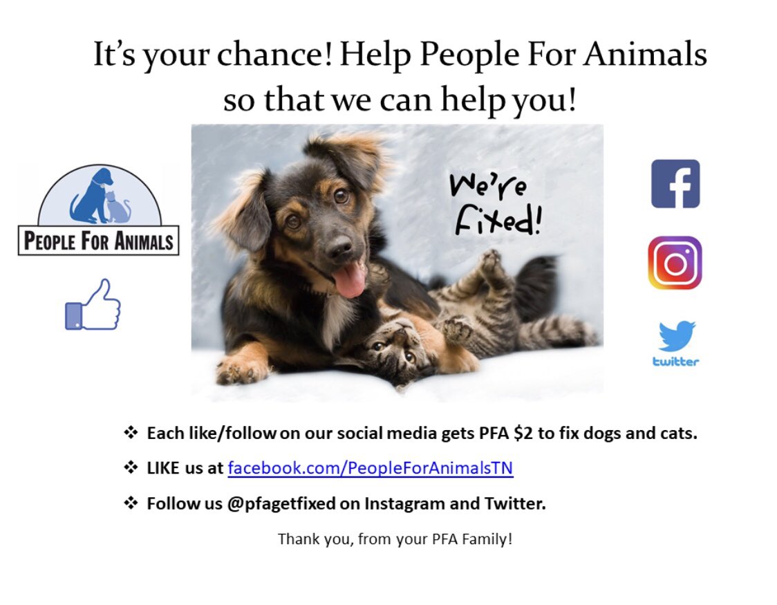 PFAgetfixed's tweet image. #spayandneuter