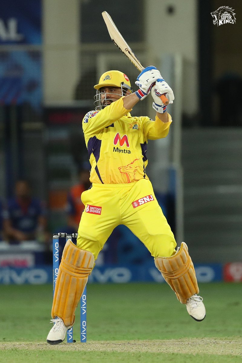 harish_sara's tweet photo. Thala finishes off in style #Dhoniforever
#Dhoni🦁 #Uttappa #Gaikwad 👌
Well played by #DCvCSK
#DC #PrithviShaw #Pant 👌
#CSK #WhistlePodu #Yellove https://t.co/48hFXK60mB