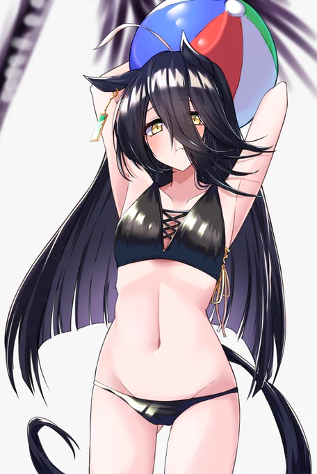 水着マンハッタンカフェ

#ウマ娘
#マンハッタンカフェ 