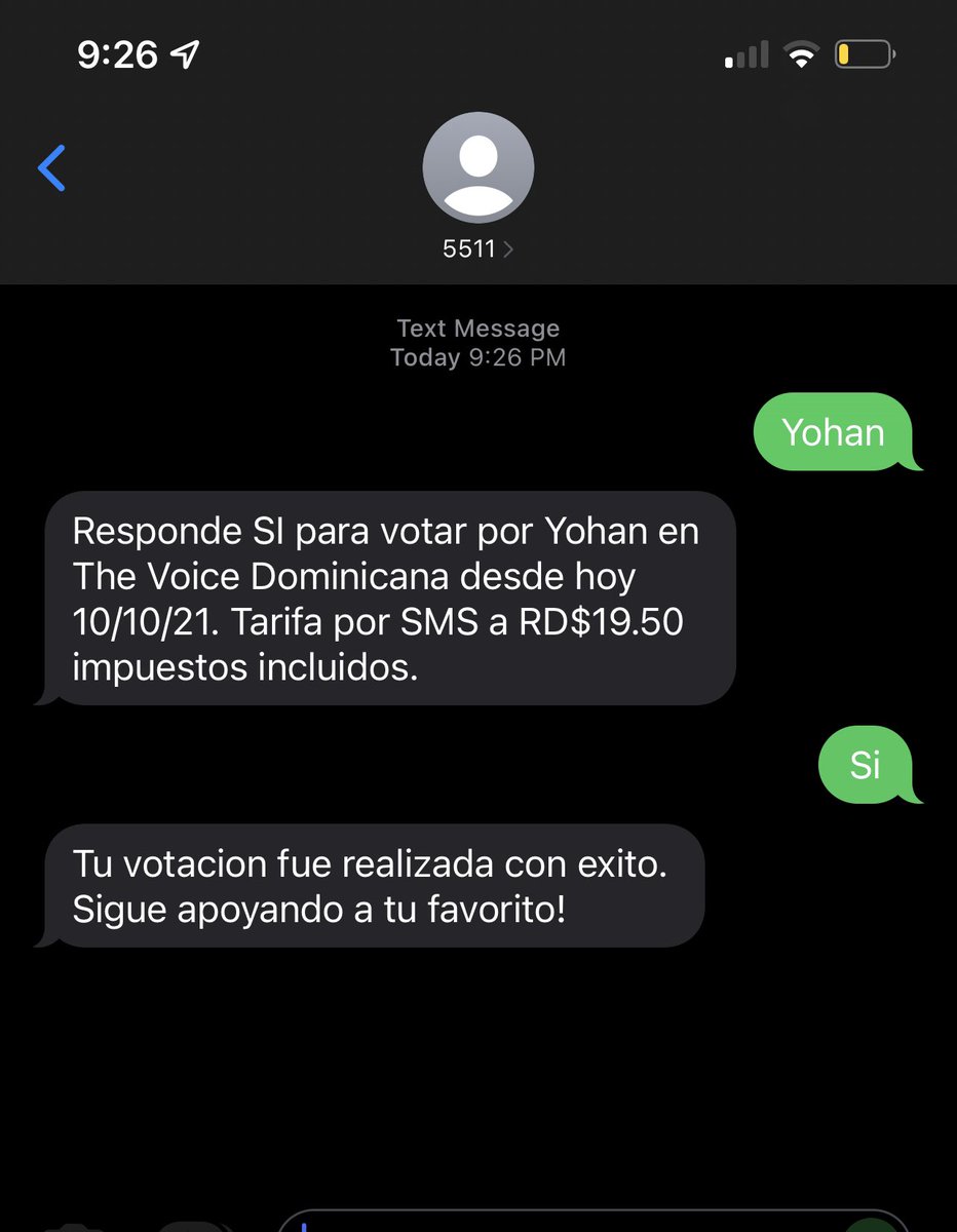Layito023's tweet photo. Gasten los 20 pesos esos y apoyen. Esto no es hashtags y tweet pa arriba y pa abajo. Voten. #TheVoiceDominicana #teamyohan https://t.co/1oBy2RtQ9E