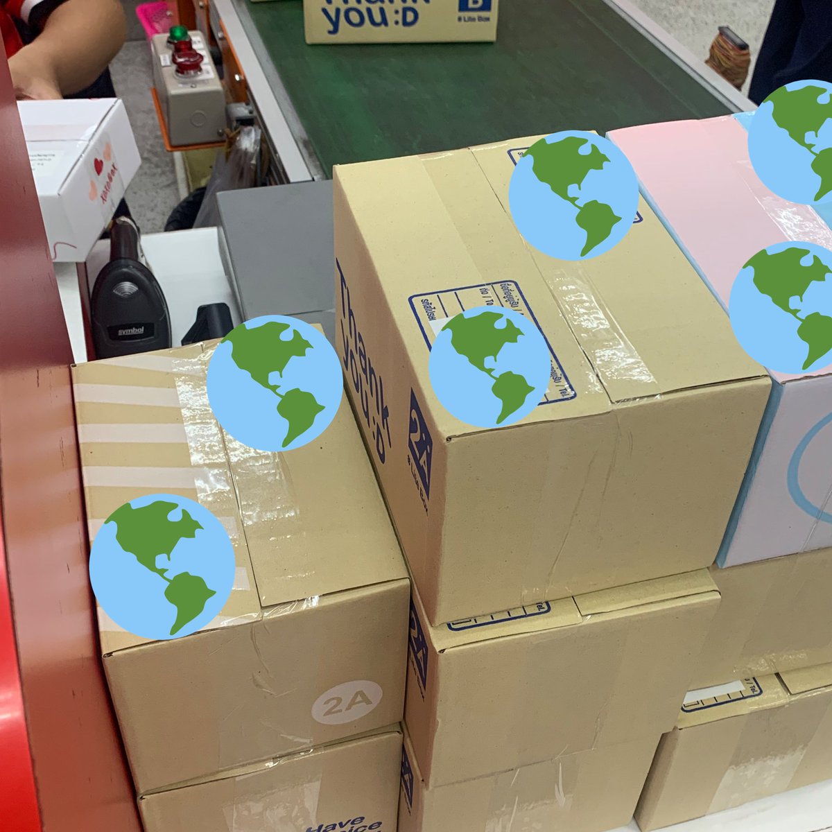 ส่งของแล้วนะค้าบ เดี๋ยวมาแจ้งเลขแทรก🙏🏻✌🏻🙏🏻✌🏻