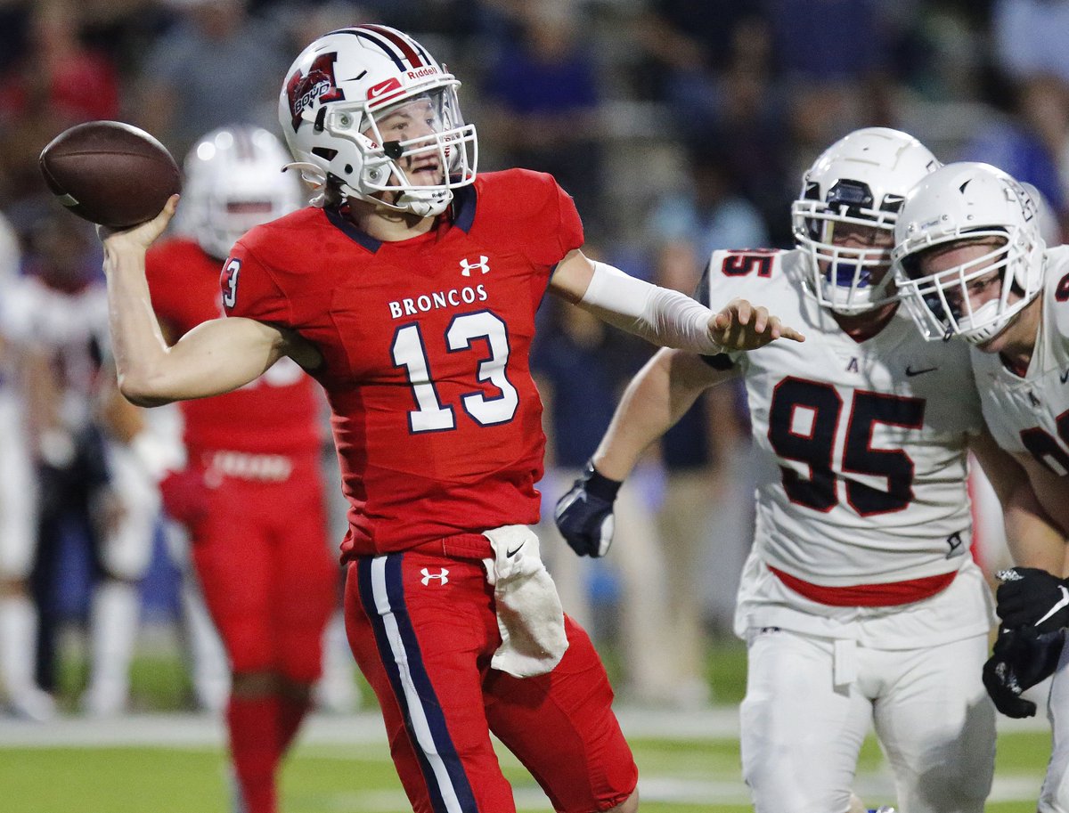 🔟Dallas-area high school football players to watch in Week 8 of the 2021 season 👀

🔘Alex Orji, Sachse
🔘Marquan Pope, Denton Guyer
🔘Jared White, Frisco Wakeland
🔘Ryan Shackleton, McKinney Boyd

🏈And more 👉buff.ly/3oM3x8c 

#TXHSFB