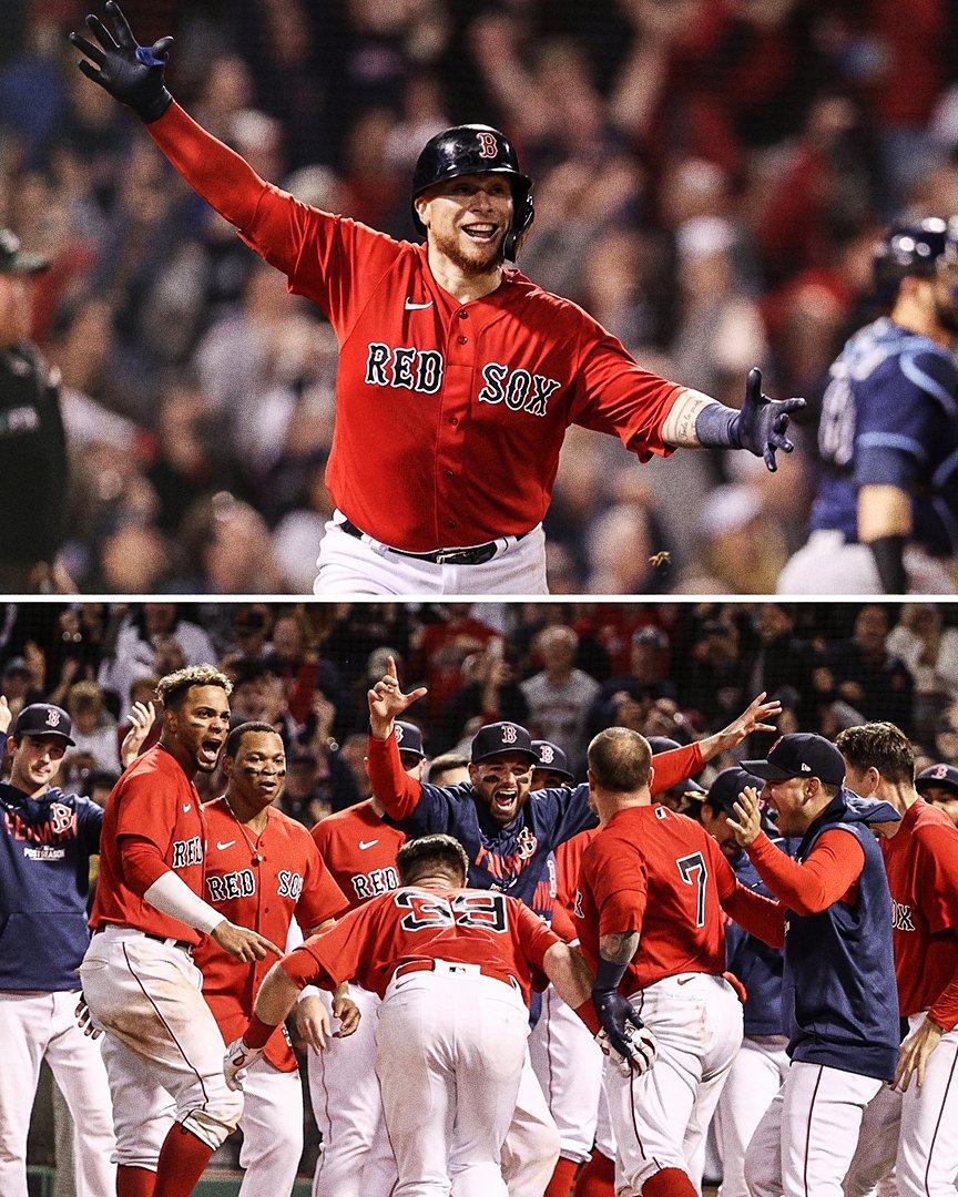 That walk-off feeling 🔥 <a href="/RedSox/">Red Sox</a>