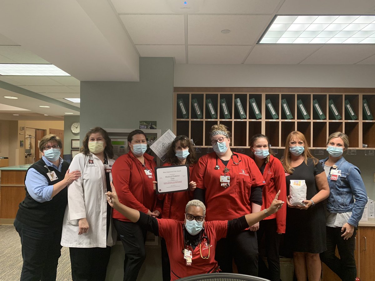 Ccox8Cox's tweet photo. Congrats to MDU and PAWs @IUHealthECR for being our most improved inpt units in July and August. Way to create a great experience for our patients! https://t.co/WMlmXdhH5s
