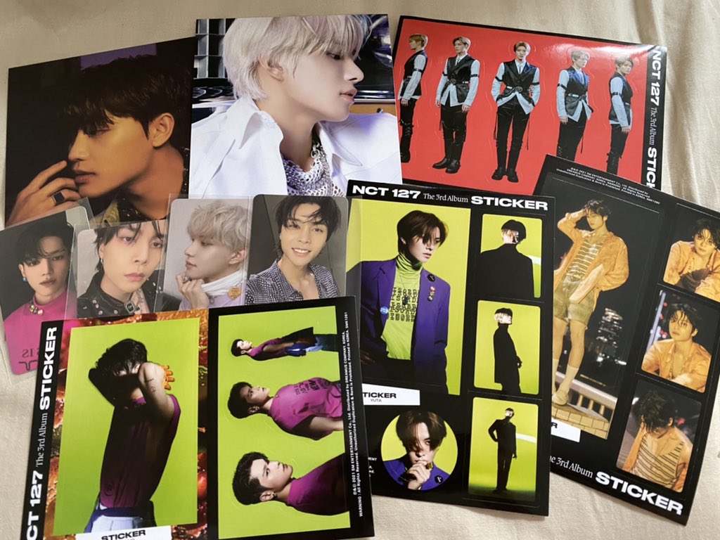yo____s94's tweet photo. NCT127 sticker 交換

【譲】写真のもの　テヨン ユウタ ジェヒョン ジョンウ ヨンホ テイル
　　　
【求】同種マーク

郵送希望です📮
交換していただける方DM、リプお願いします😌

#NCT127_Sticker https://t.co/QTwJo5ozhz