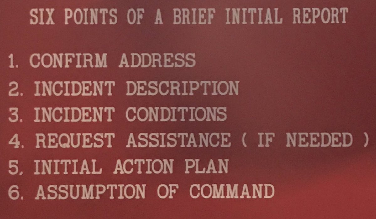 ChiefRubin's tweet photo. Great example of a Job Aid.  Affix this one on the rig’s dashboard near the radio microphone.   #CRM #Checklists #CorrectDecisions #HighPerformance #DoTheWork #LifeLongLearning https://t.co/9K4BgwydK9