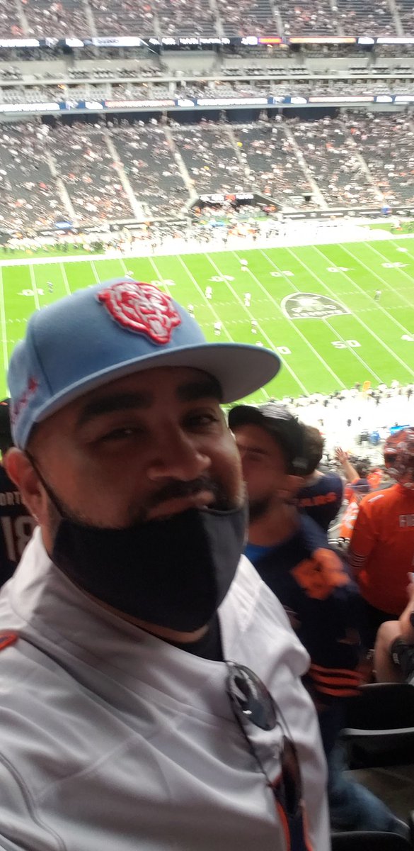 Puma_708's tweet image. What a game!!!! It was Soldier Field West up in there!!! #DaBears #CHIvsLV