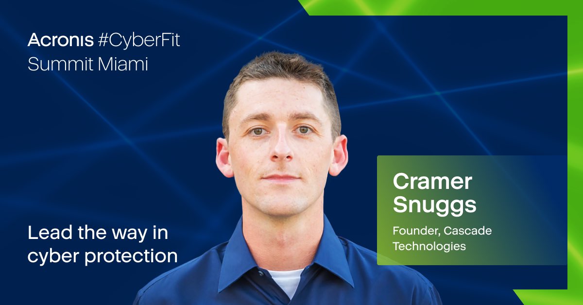 October 24-27th, the <a href="/Acronis/">Acronis</a> Cyber Summit will be LIVE at the Fontainebleau Resort in Miami, Florida! Do not miss this opportunity to network with MSPs, catch some amazing keynote speakers, and check out myself and <a href="/ErickSimpson/">Erick Simpson</a> discussing how to “keep your ducks in a row”!