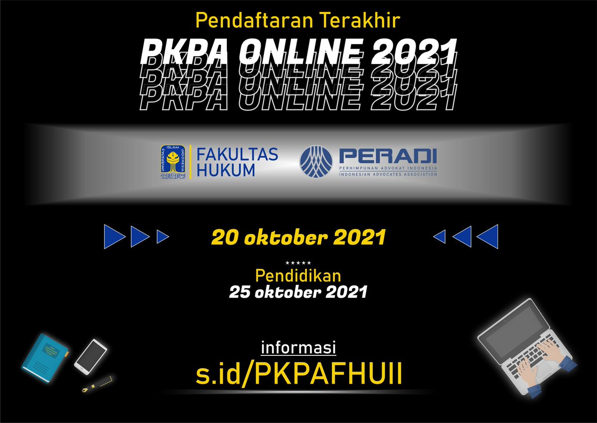 pkpafhuii's tweet photo. Langsung aja yuk kunjungi ;
https://t.co/UOdTWa1peg
#pkpafhuii
#pkpauii
#pendidikanadvokat
#calonadvokat
#calonpengacara
#advokat
#pengacara
#pendidikanadvokat
#sekolahadvokat
#kelasdaring
#kelasonline
#pendidikanonline
#pendidikandaring
#fhuii
#jogjakotapendidikan https://t.co/nvY4uEnWjL