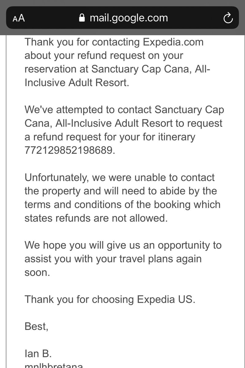 Astrichelle15's tweet photo. Hey @Expedia ! When are you planning to refund my money? It’s been two months and you don’t respond! Even the hotel emailed you directly! #dontbookwithexpedia #expedia https://t.co/oG38LhcjEV