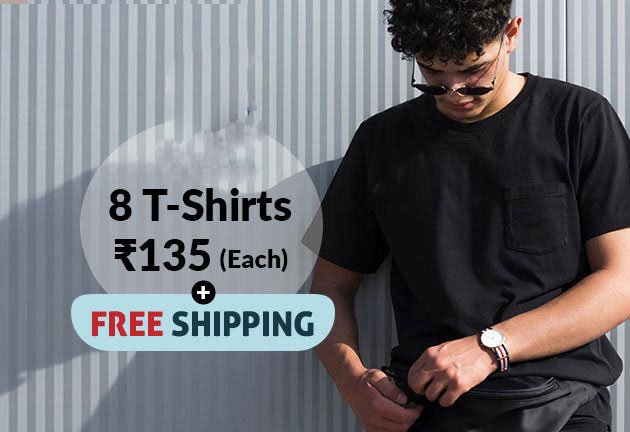 uniquezone40's tweet photo. Get 8 T-Shirts @ Rs 135 Each 

HERE'S HOW: 
Add 8 T-Shirts To Cart Worth Rs 196 to Rs 200 
Use Code: SUMMER2021 to get Flat Rs 500 Off + Free Shipping 

SHOP NOW!
https://t.co/a3ACyjqW7a https://t.co/G81XFaOZp9