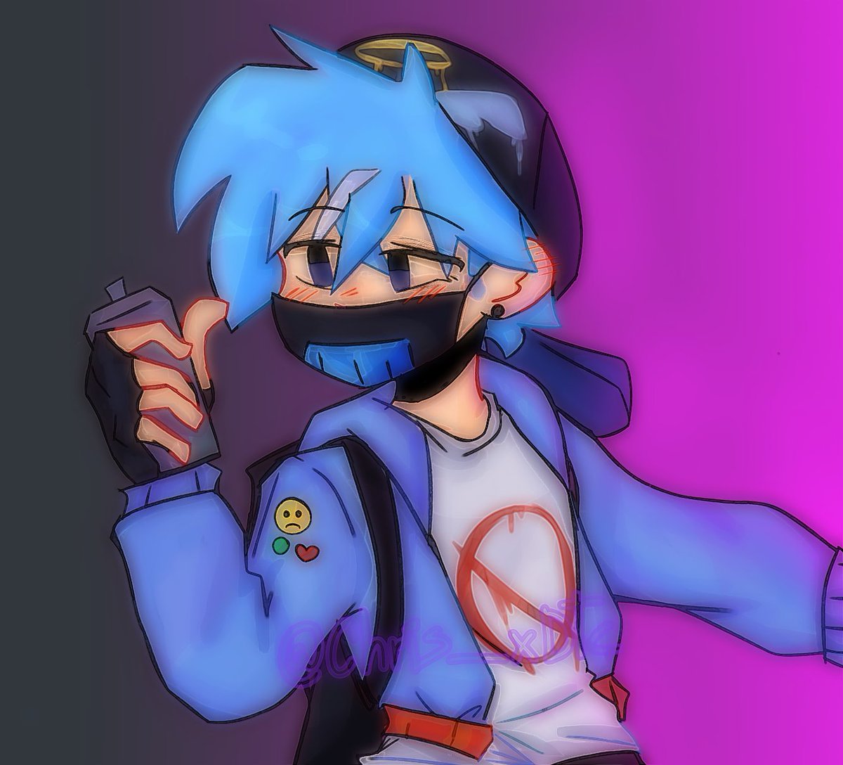 chris_xDTc's tweet photo. Olaaa nwn les doy un dibujo q hice uwu #FNFSprayPaint #fnfmod #fnf #fridaynightfunkin #fridaynightfunkinfanart @FnfSprayPaint https://t.co/lZLF661uQF